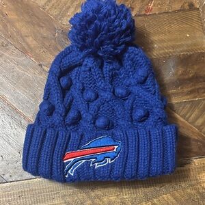 Blue Buffalo Bills Knit Pom-Pom Beanie for Kids